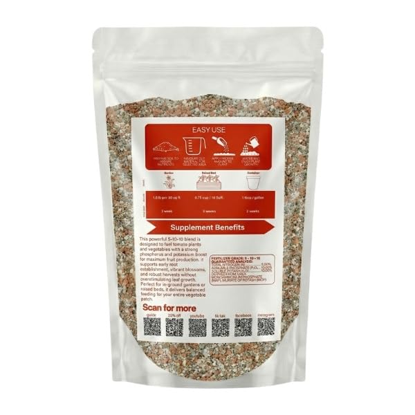 Old Cobblers Farm™ Wicked Growth Garden & Tomato Fertilizer - Plant Growth, Seed Development, Root Development (5 lbs | 10 lbs | 15 lbs | 20 lbs) (5 lbs)