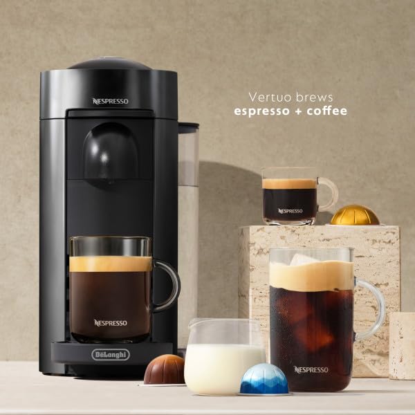 Nespresso Vertuo Plus Coffee and Espresso Maker By De'Longhi, Ink Black by De'Longhi - Image 2