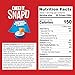 Cheez-It Snap'd Cheese Cracker Chips, Thin Crisps, Lunch Snacks, Cheddar Sour Cream and Onion, 45oz Case (6 Bags)