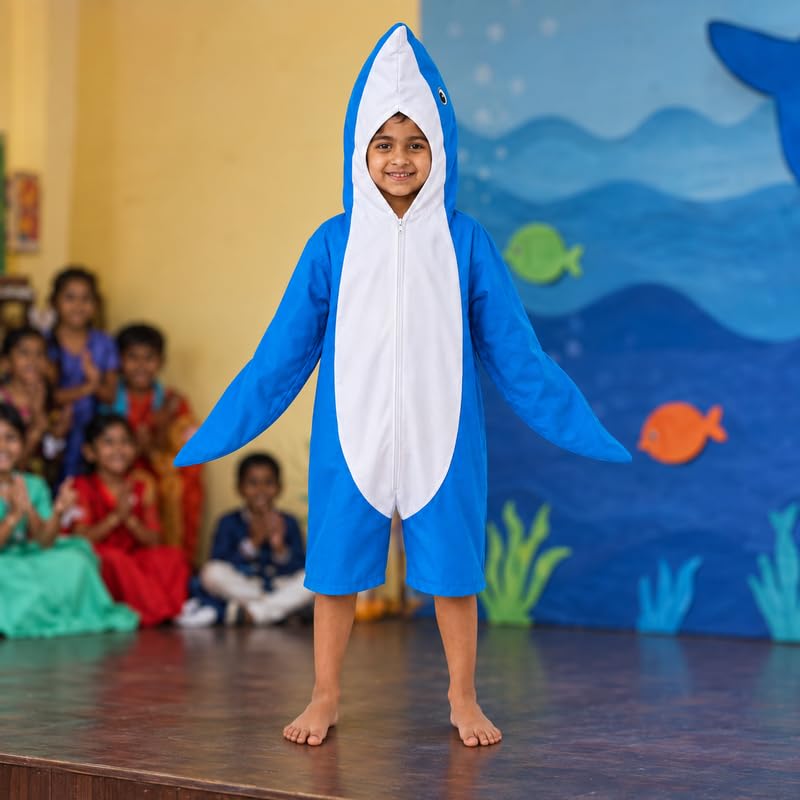 Image of Animal Costume for Kids | Plush Fancy Dress Costume for Boys & Girls |School Fancy Dress, Annual Day, Jungle Theme, Role Play, Halloween & Birthday Party