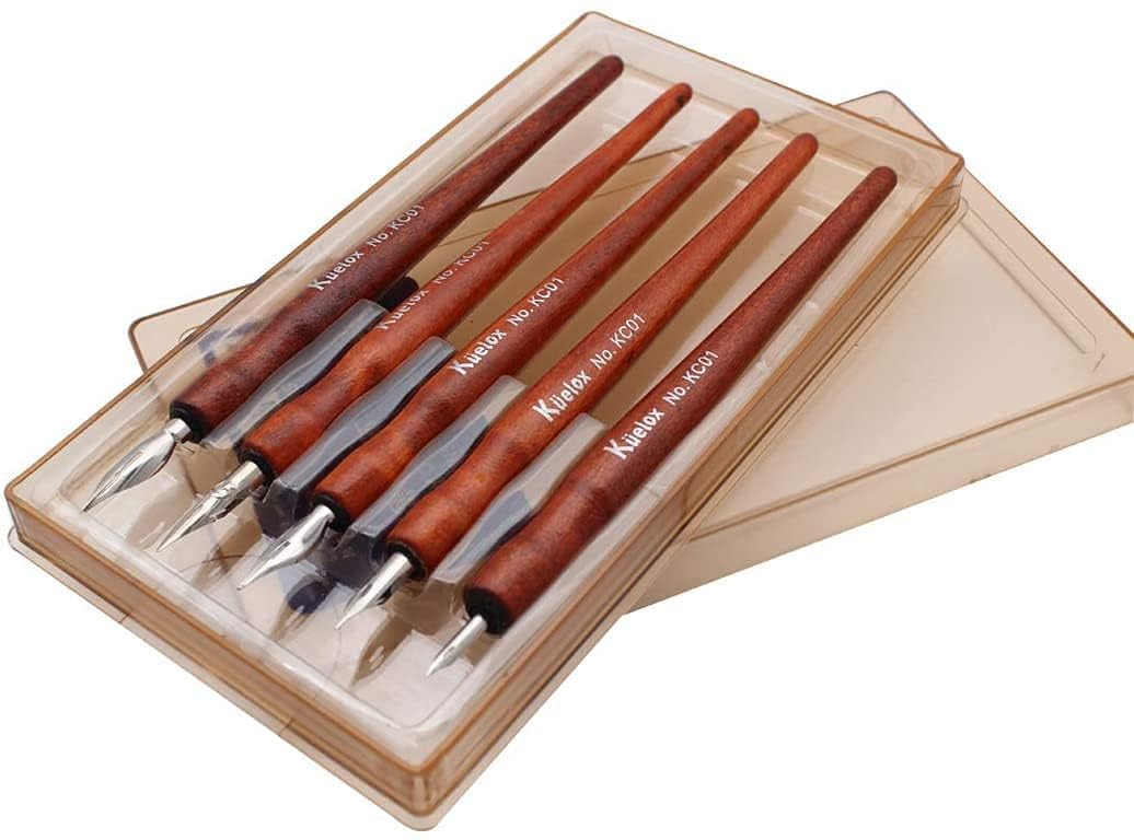 GOODIEBOX 5 Piece Comic Pro Anime Nib Professional Drawing Kit Tools Set