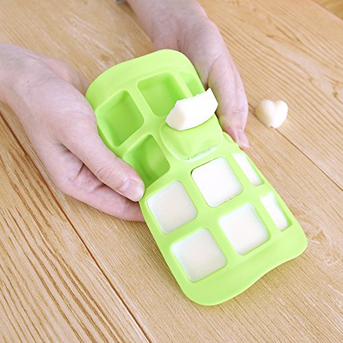 Candy Chocolate Molds Silicone 3 Pack Diy Mold Use For Cake Jelly Gummy Pudding And Ice Cube Tray Including Hearts Stars Squares Round Mini Muffin Pan #TOP4