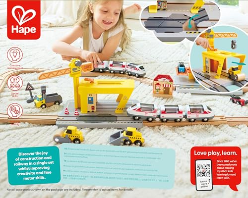 Grue de Construction Hape pour Enfants avec Ensemble Extensible - 7