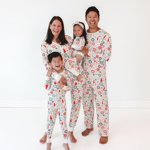 Image of Little Sleepies Womens Pajama Top, Viscose from Bamboo, Henley Button Up Nursing PJs, Family Matching Pajamas for Women Set