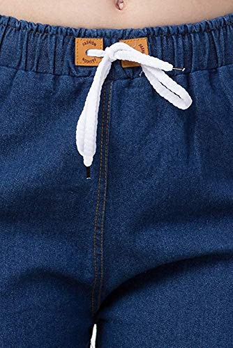 Image of Magic Women's & Girls Regular Fit Jeans Casual Denim Palazzo Style Side Desgin (Light