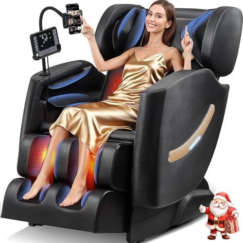 2026 Massage Chair, Zero Gravity Massage Chair Full Body Recliner w/Heat Therapy, 10 Fix Points...