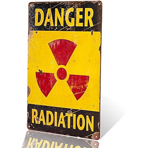 dingleiever-Danger Sign-Danger Radiation Allied Military Vintage tin Sign -Outdoor Funny Signs Cover