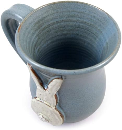Miniatura 4 de Modern Artisans Bunny Butt Mug - Cerámica americana hecha a mano, 14 onzas