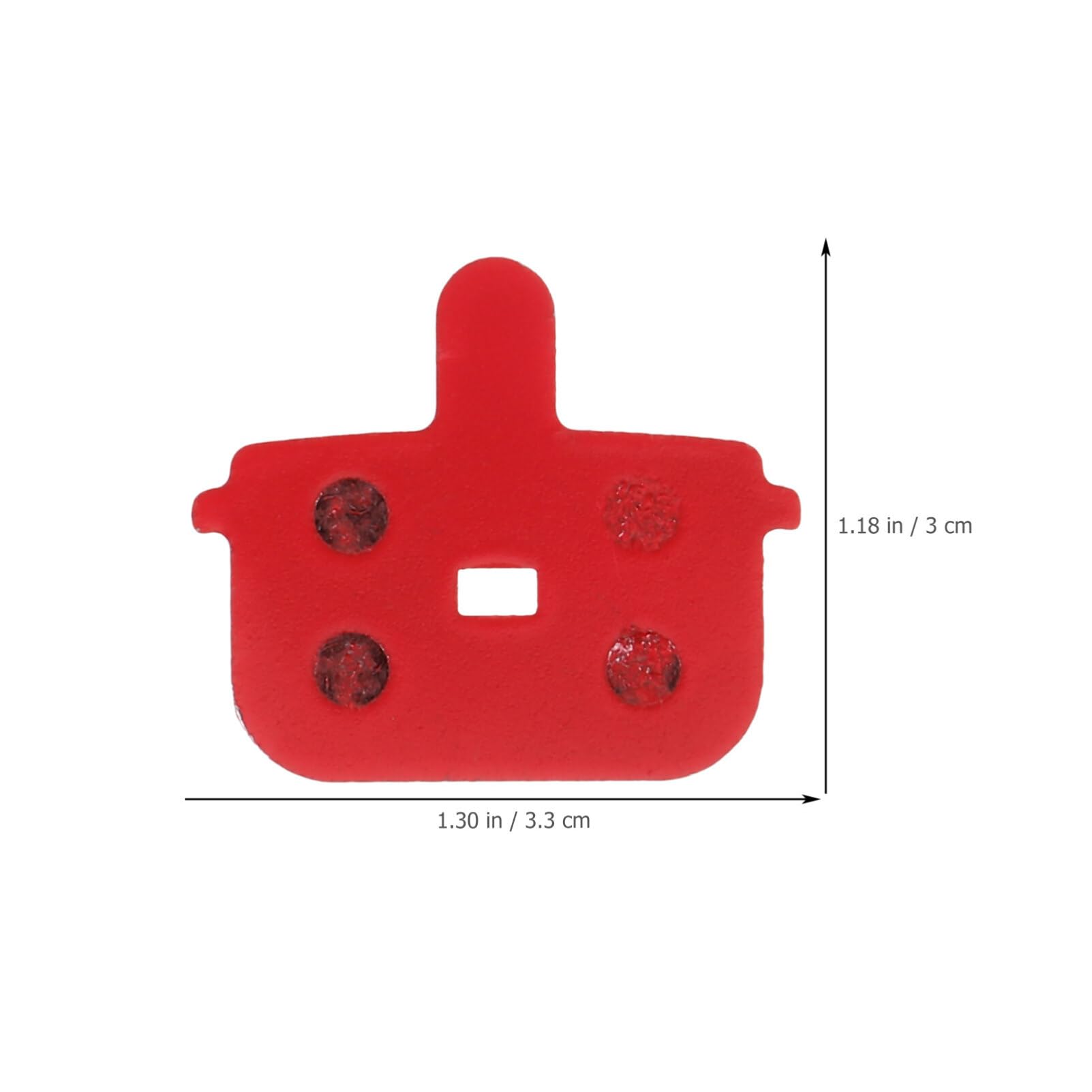 Tbest Lot de 2 Plaquettes de Frein à Disque pour Vélo, en Résine Semi-métallique, à Friction élevée et Dissipation Thermique Rapide, pour VTT et Vélo de route