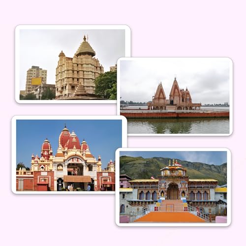 Image of Hungry Brain Famous Religious Places of India Baby Flash Cards 3 Months+ | Montessori Learning Cards for Toddlers | Early Brain Development | Improve Vocabulary, Memory & Cognitive Skills