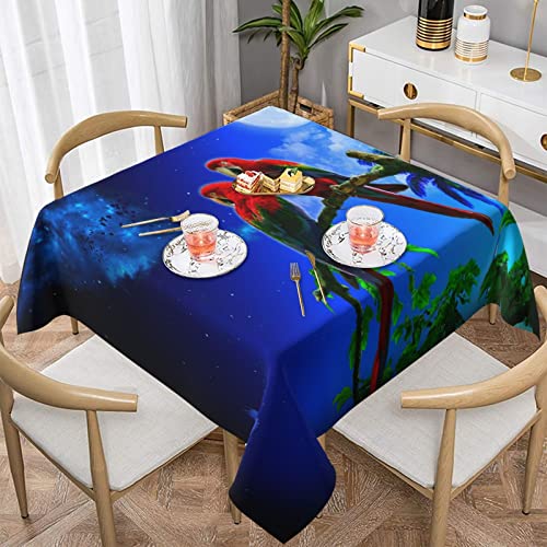 Nappe carrée perroquet pour protéger et décorer la table de cuisine - 2