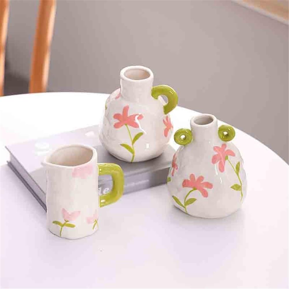 Vaso Di Fiori Vaso in ceramica, semplice composizione floreale, decorazione con fiori secchi, bianchi
