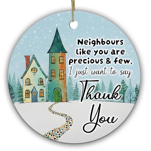 Velyra Christmas Ornament 2025 – Thank You Neighbors Ornament – Christmas Ornament for...