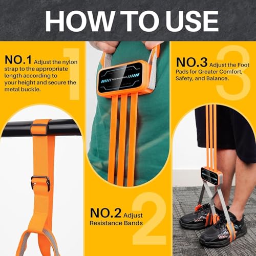 Image of BHAVYATA Pull Up Assistance Bands, Heavy-Duty Adjustable Resistance with Fabric Feet /Knee Rest for Pull Ups System Home Gym Strength Training, Up to 360 lbs Assistance