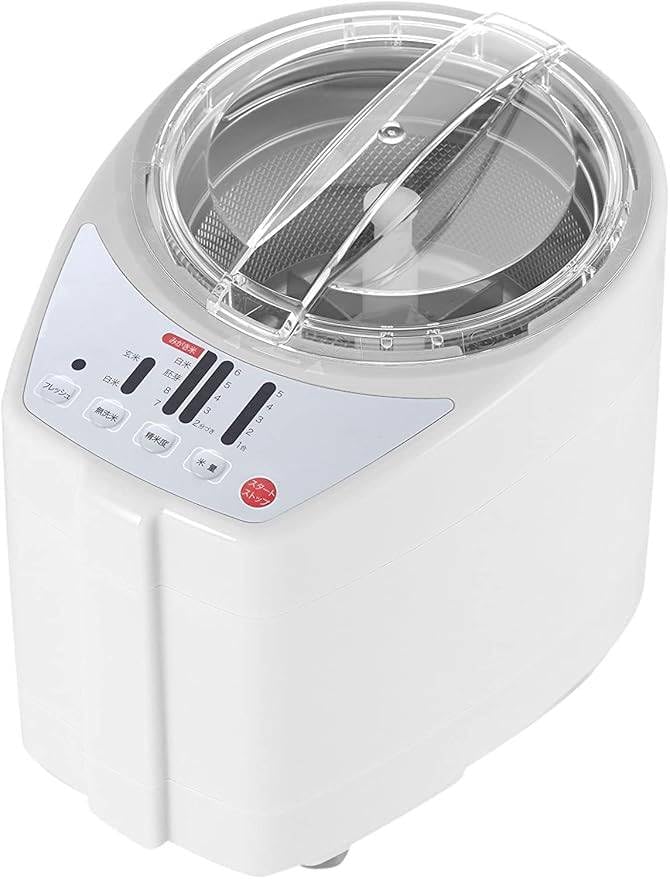Amazon | 家庭用精米機 ホワイト | ノーブランド品 | 精米器 通販