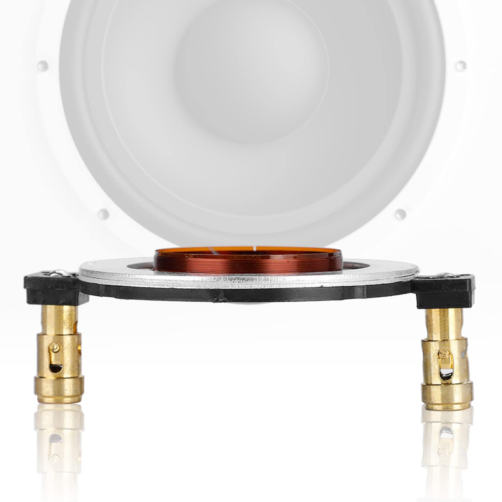 Speaker Drive Bobina Vocale Tweeter da 34,4 mm in Titanio - Super Tweeter con Pellicola Piatta 8 Ohm per Audio