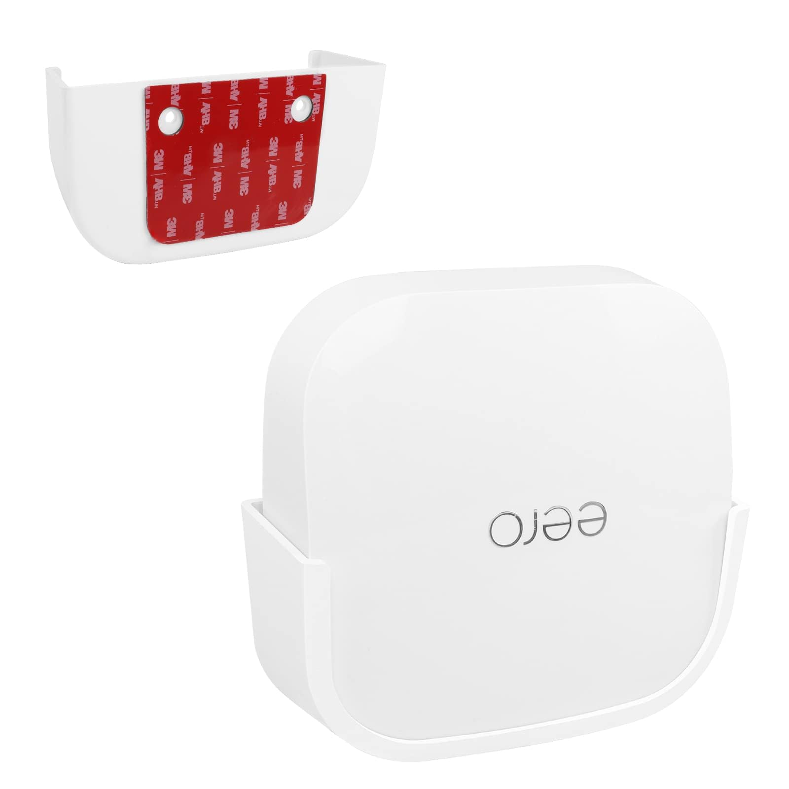 Huafly eero Pro 6E Wall Mount, VHB Stick On Holder, Strong Adhesive Holder, No Tools No Drilling No Hole (eero Pro 6E Mount,1Pcs)