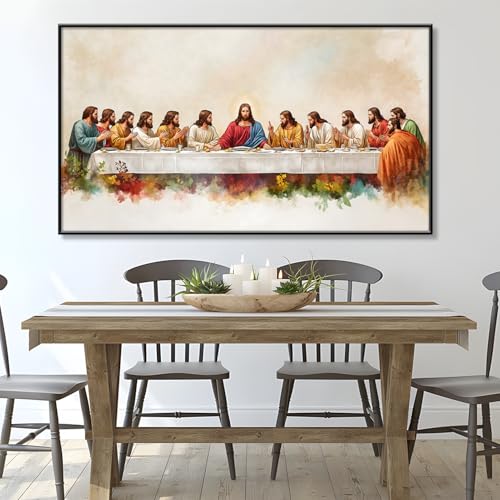 Image de Jésus minimaliste pour décorer une salle à manger - 2