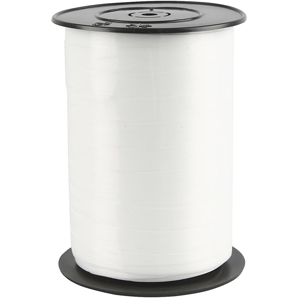 Creativ Company 250-Piece Gift Ribbon, White Set