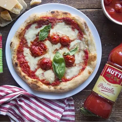 Image of Mutti Parma Passata Di Pomodoro Tomato Puree • Italian Sun-Ripened Tomatoes • Delicate & Velvety, 14.11 oz ℮ 400 g (Pack of 3)