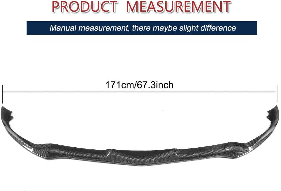 Carbon Fiber Front Lip Compatible with 2017-2021 Alfa Romeo Giulia Sport 2017-2021 Front Bumper Lip Chin Spoiler Splitter Body Kits Factory Outlet