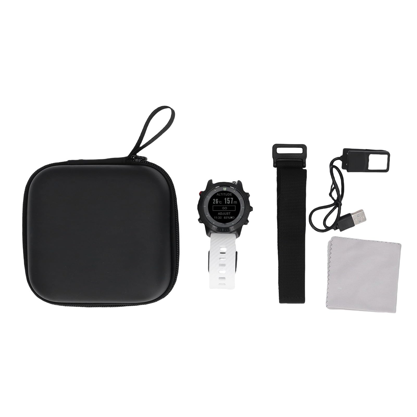 Reloj Inteligente de Buceo con Computadora para Hombres, Elegante Correa Blanca de 1,18 Pulgadas, Seguimiento Preciso de Profundidad, Resistente Al Agua, 100m