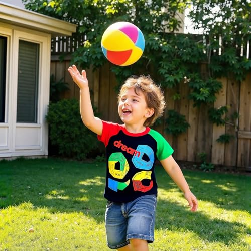 Image of DEEKEY Toddler Boys Shirts Short-Sleeve Little Kids t Shirts Boys' Tops, Tees & Shirts Graphic TEE Age for 2-7 Years 4-Pack