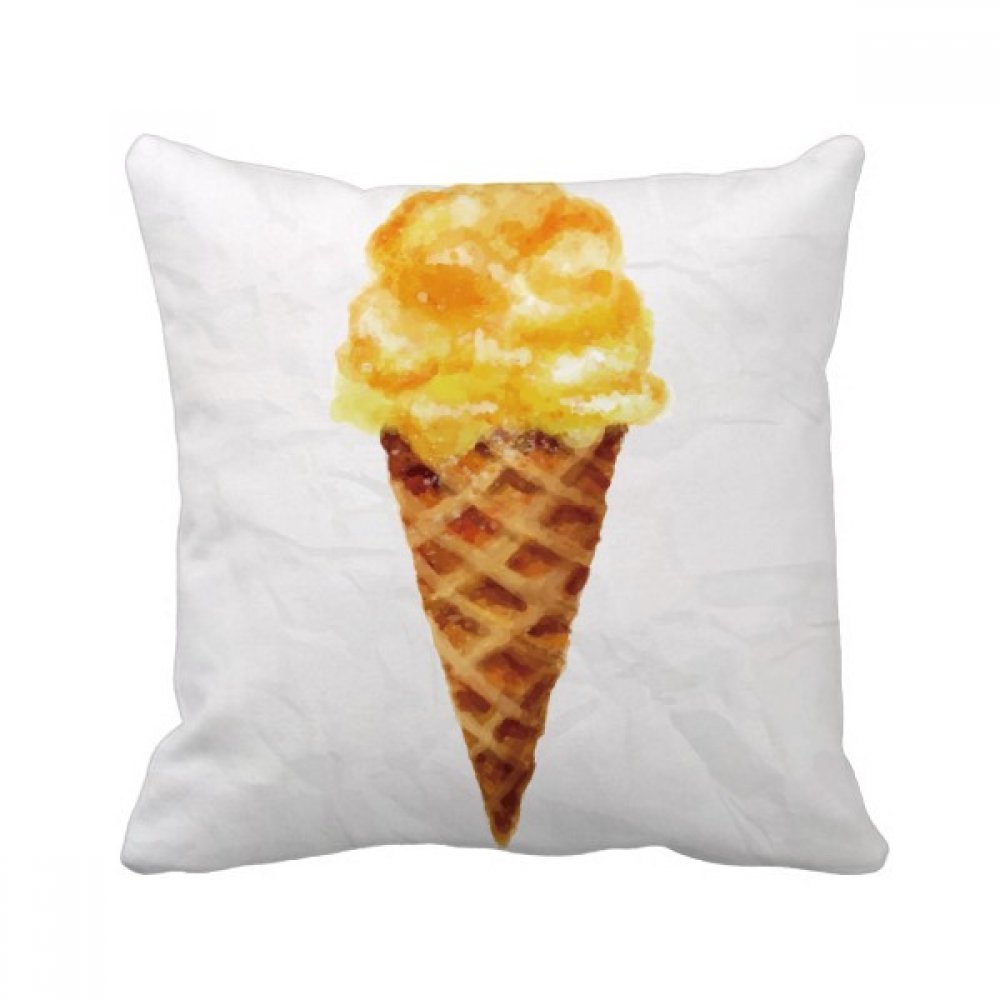 Coussin aquarelle 40x40 cm doux insert oreiller canapé maison multicolore
