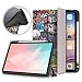 Produktbild Shinyzone Hülle für Neue iPad Air 4.Generation 10.9 Zoll 2020 mit Stifthalter,Schutzhülle Dreifach Ständer Leder Folio Magnetisch Smart Auto Wake/Sleep Cover für iPad 10.9 Zoll 2020,Graffiti