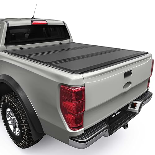 YITAMOTOR Low-Profile Hard Tri-Fold Truck Bed Tonneau Cover Compatible with Ford Ranger 2024 2025 2026, 5 ft Bed
