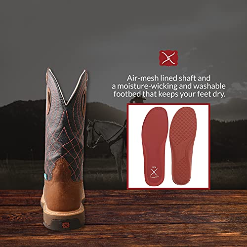 TWISTED X Women's Steel Toe Lite Western Work Boot4