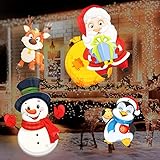 Xhaus Theme Slides for Halloween Christmas Projector Lights Outdoor, 8 Pcs Replacement HD Effects No...