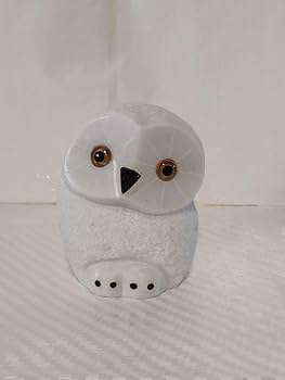 Amazon.co.jp: 彫刻品 大理石 福フクロウ 置物 大神様の使い