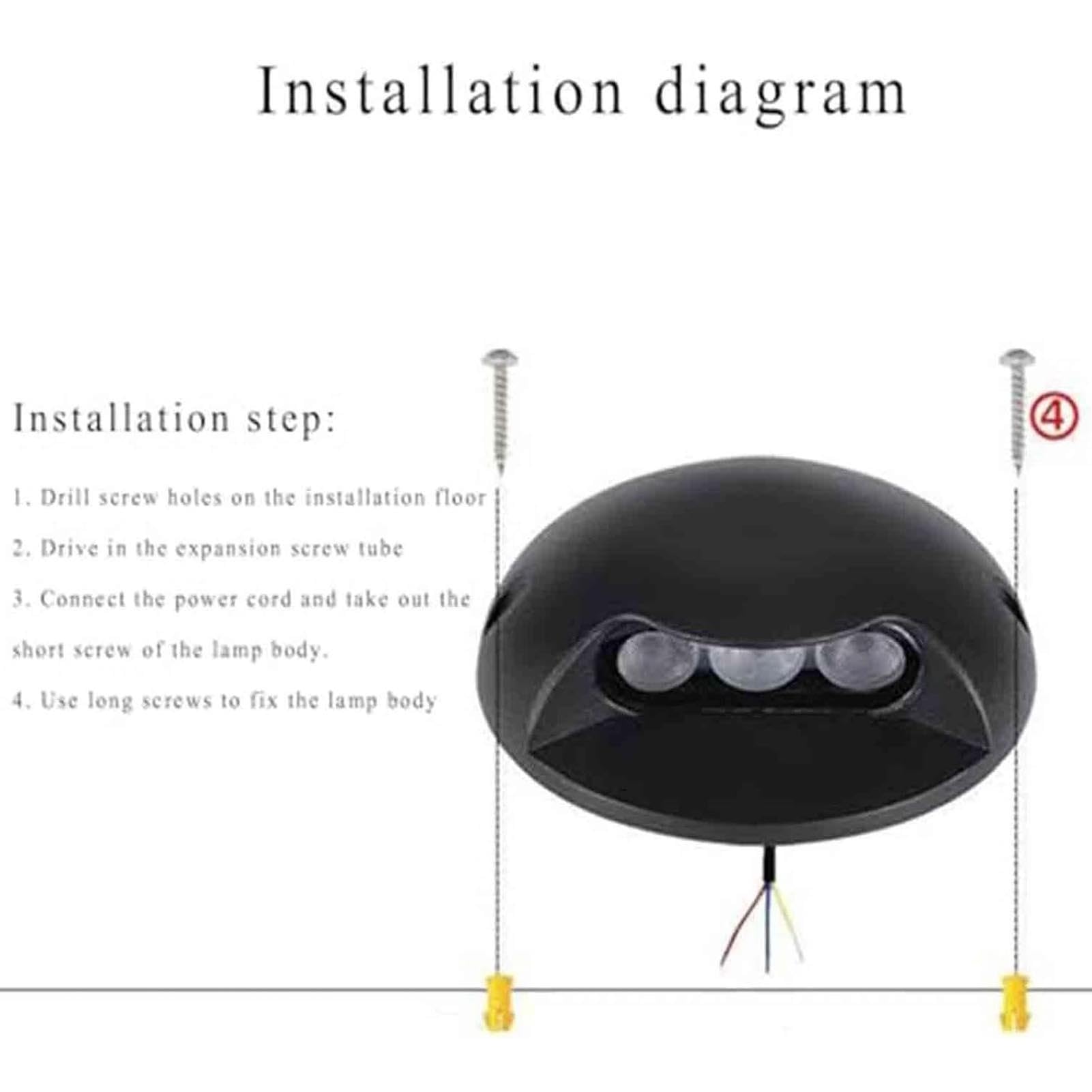 Lampade da Giardino - Faretti LED da Incasso A Terra, Faretti LED da Giardino per Esterni AC/24V, Luci da Esterno Impermeabili IP65 con Illuminazione su Un Lato(Green,4W-24V)