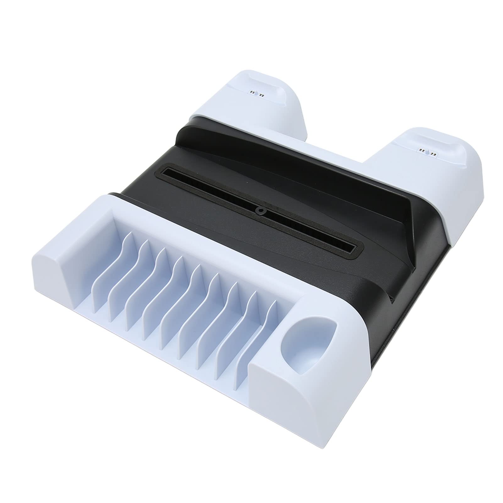 Estación de Carga Doble para Mandos, Soporte de Refrigeración de Velocidad de Ventilador Ajustable de 3 Niveles para, Ranura de Carga del Controlador para Jugadores
