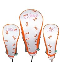 Algopix Similar Product 6 - LilyBeth Golf Head Covers Orange