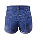 Women's Ripped Denim Shorts Trendy Mid Rise Stretchy Casual Summer Baggy Ladies Hot Jeans Shorts Jorts with Pockets