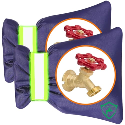 2Pack Outdoor Faucet Covers for Winter, 8.3" H x 6.7"