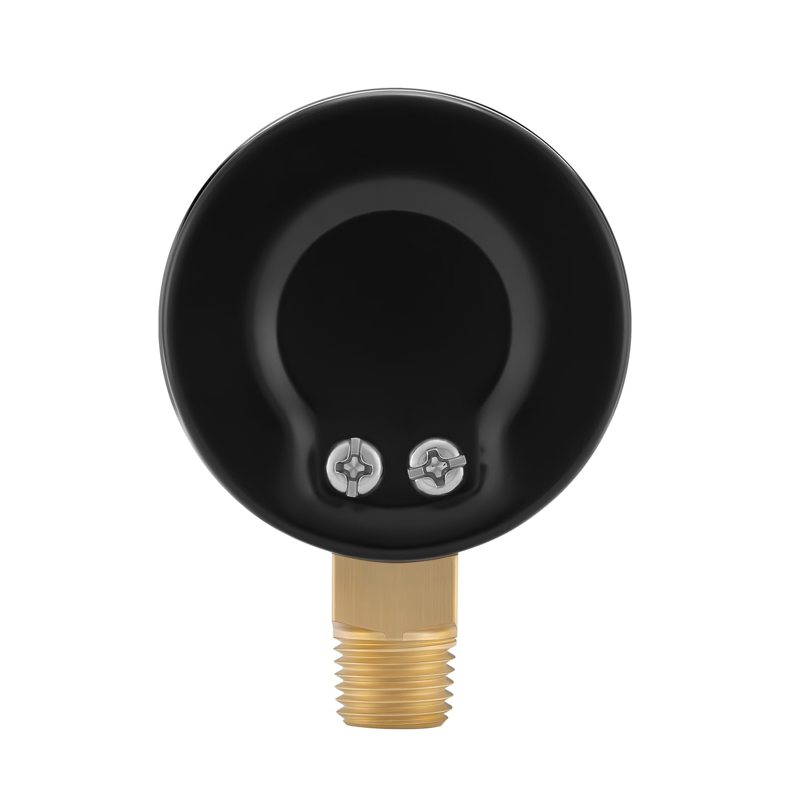 MEASUREMAN Juego de medidores de CO2 para barriles de cerveza, 0-60 PSI, escala doble, barra/PSI, esfera de 2 pulgadas, NPT de 1/4 pulgadas, montaje radial, caja de hierro negro, puntero de aluminio,