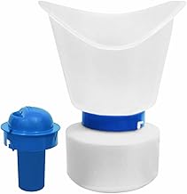 AccuSure Facial Steamer Inhaler Vaporizer for Face, Nose, Cold, Cough & Sinus | 2 In 1 Steam Vaporizer | Steam Breath Machine For Adults/Kids, Facial Sauna, And Facial Steamer, Blue