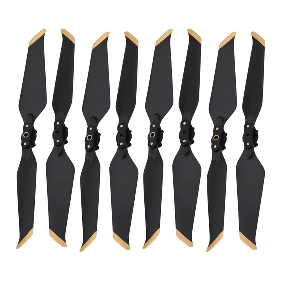 4/8 Stück 8743 Propeller Low-Noise Props PASSEN for 2 Pro Quick-Release Folding Noise Prop Zubehör(8PCS Gold)