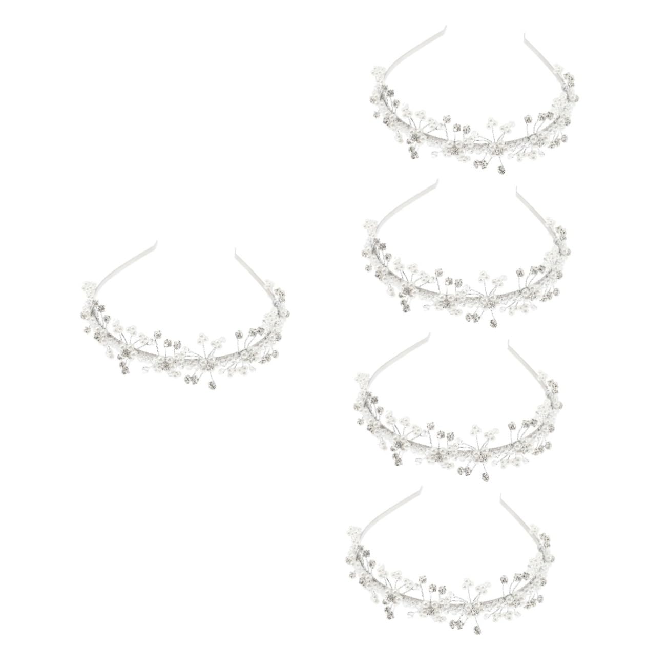 ifundom 5 Stücke Baby Mädchen Stirnband Hochzeit Kopfschmuck Und Kristall Stirnband Für Mädchen Für Party Urlaub