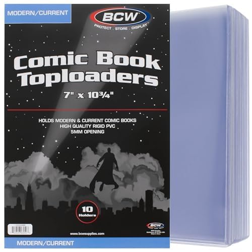 BCW Current Comic Book Top Loaders 20 Ct Premium PVC