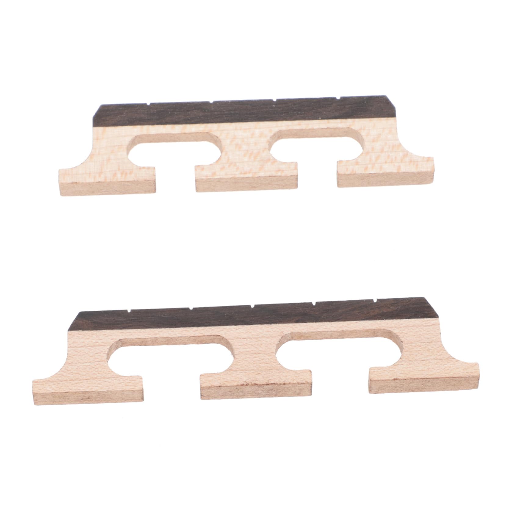 CIMAXIC Banjo Wooden Bridge 2 Pack Replacement for 4 String Banjo Simple Installation Material Longevity