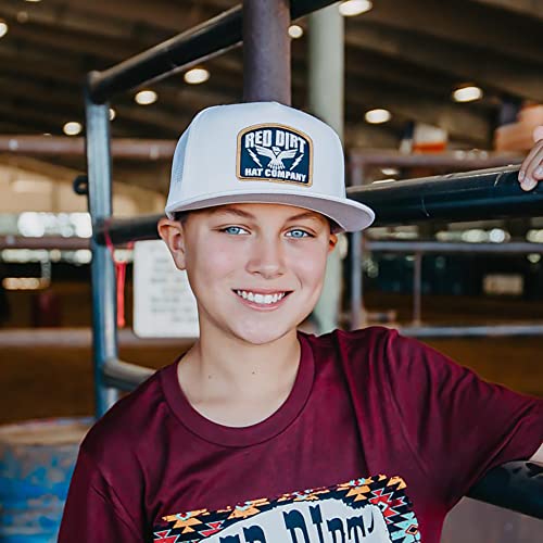 Image of Red Dirt Hat Company Thunderstruck Adjustable Snapback Hat (US, Alpha, One Size, White)