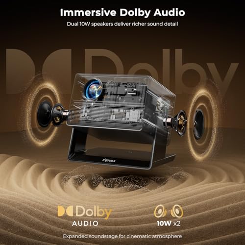 Portable Smart Projector 4K Support