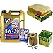 Produktbild QR-PARTS 69364676 Filter Set Inspektionspaket 5 Liter Motoröl Longlife III 5W-30 MANN-FILTER Luftfilter Ölfilter