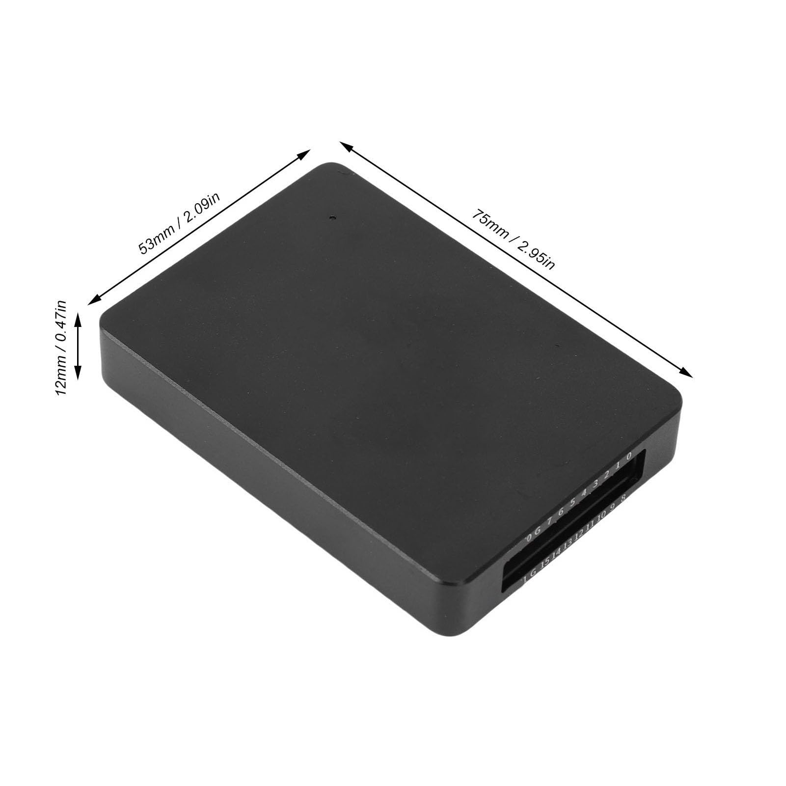 Eujgoov 16 Channel Logic Analyzer 16ch USB Logic Analyzer Device 1GHz Abtastrate 16G Streaming -Tiefe mit EMI Ferrit