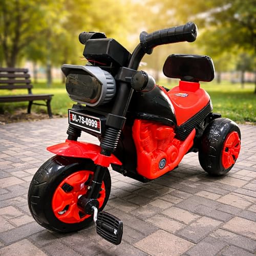 Image of Delhi Retailer Tricycle with Light & Music /Baby Trike /Age Group 2 Year to 5years (Red)