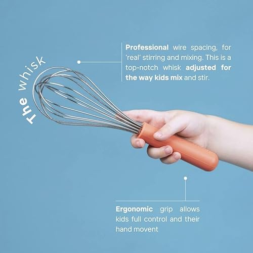 Miniatura 3 de Tampoco Montessori - Juego de hornear y cocinar para niños, utensilios de primera calidad seguros para niños y niñas, herramientas de cocina reales